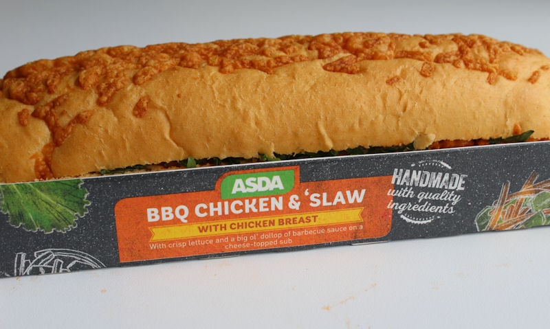 Asda BBQ Chicken & Slaw Sub