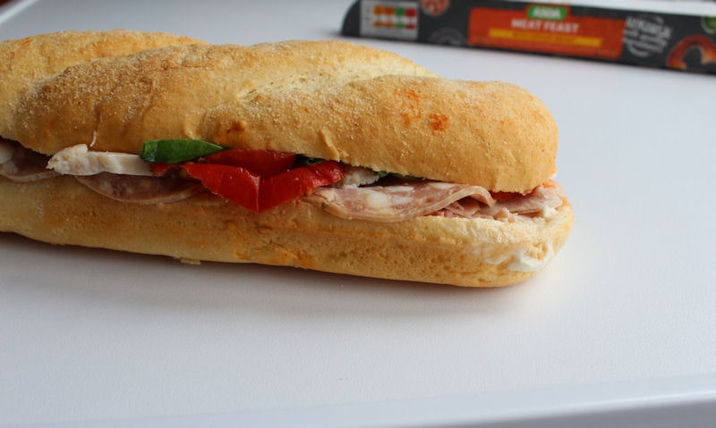 Asda Meat Feast Sub roll