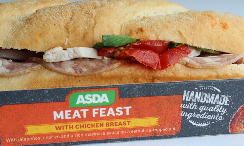 Asda Meat Feast Sub with Chicken Breast Sub Review