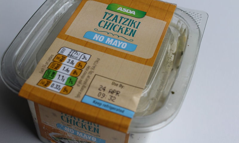 Asda Tzatziki Chicken (No Mayo) Sandwich Filler