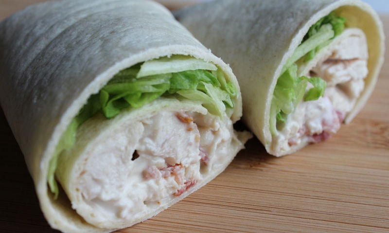 Chicken & Bacon Wrap Recipe