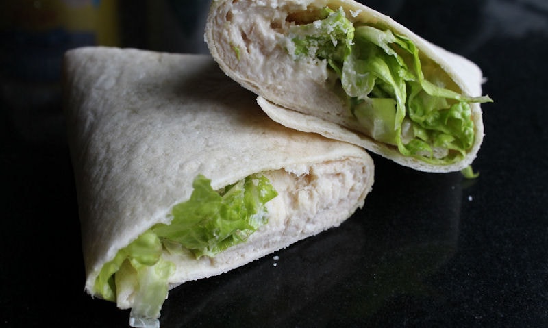 Chicken Caesar Salad Wrap Recipe