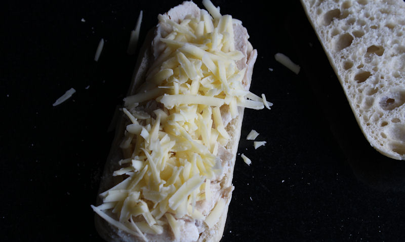 Grated mature Cheddar cheese