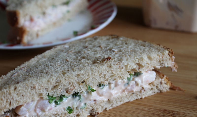 Tesco Prawn Cocktail Sandwich