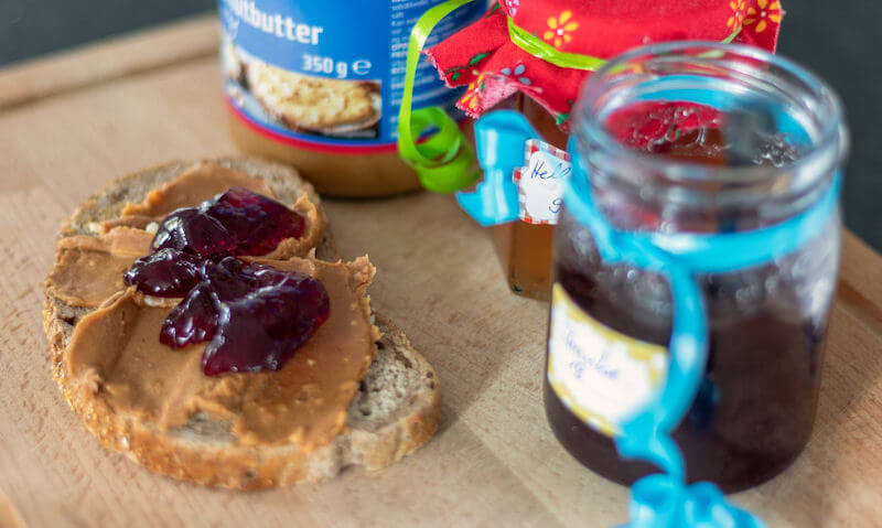 Peanut Butter & Jam Sandwich Recipe