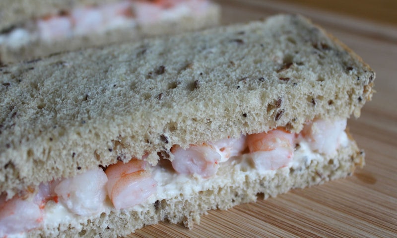 Prawn Mayonnaise Sandwich Recipe