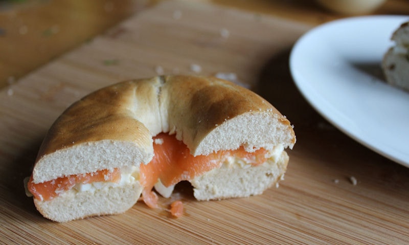 Smoked Salmon Egg Mayonnaise Bagel