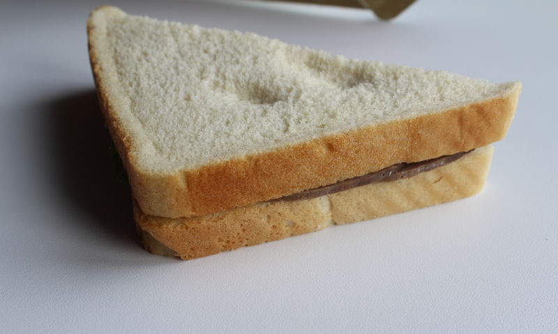 Tesco Beef & Horseradish Sandwich, crust