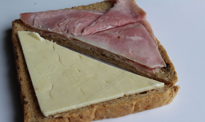 Tesco smoked ham and cheddar sandwich filling