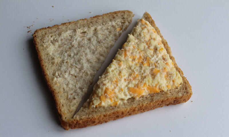 Tesco Cheese & Onion Sandwich, ingredients