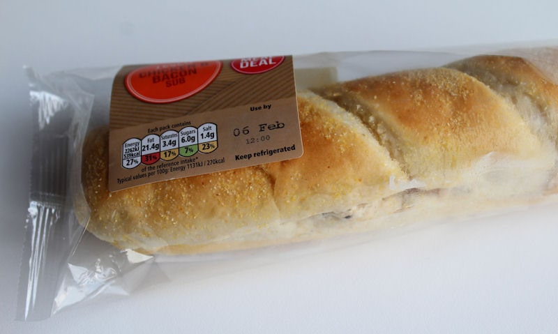 Tesco Chicken & Bacon Sub Review