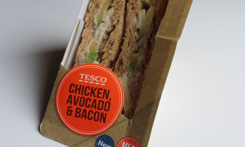 Tesco Chicken, Avocado & Bacon Sandwich Review