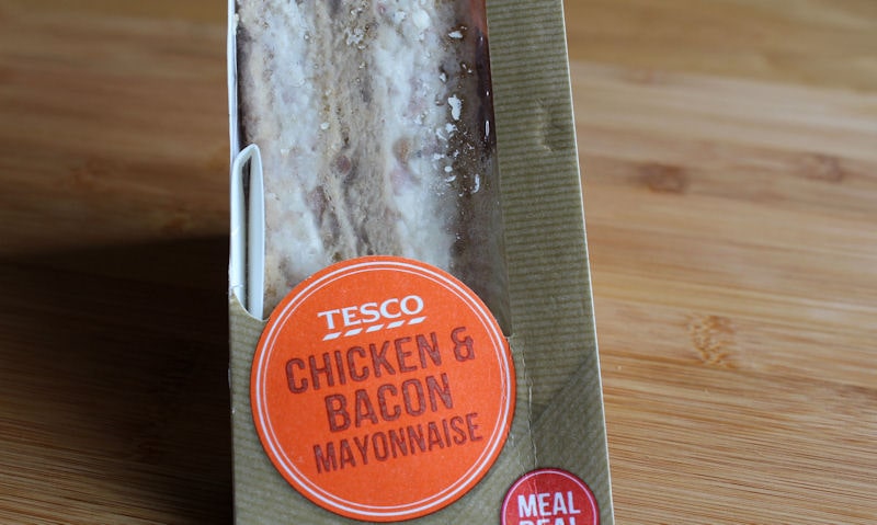 Tesco Chicken & Bacon Mayonnaise Sandwich