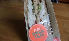 Tesco Chicken Salad Sandwich