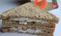 Tesco Chicken Salad Sandwich, doubled up