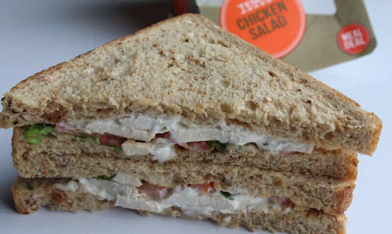 Tesco Chicken Salad Sandwich, doubled up