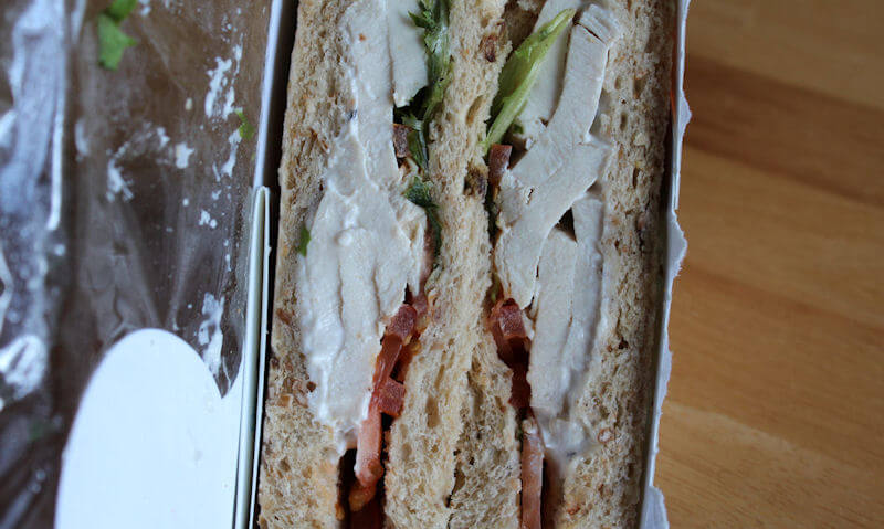 Tesco Chicken Salad Sandwich, ingredients