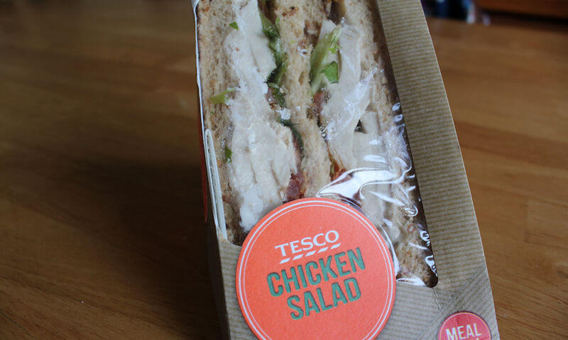 Tesco Chicken Salad Sandwich