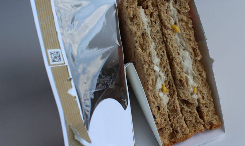 Chicken & Sweetcorn Sandwich, sandwich package