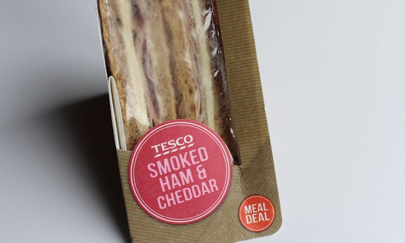 Tesco Smoked Ham & Cheddar Sandwich Review